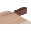Excellent Houseware Tikmedžio medinė pjaustymo lenta serviravimui, 30x18 cm