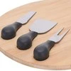 Excellent Houseware Sūrio lenta su peiliais bambukinė 4 vnt.