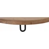 KOOPMAN Boho-style serving board for snacks, wooden, Ø 40 cm