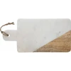 Secret De Gourmet Pjovimo lenta GEOM HYGGE, 15 x 30 cm, marmurinė, balta