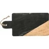 Secret De Gourmet Pjovimo lenta GEOM HYGGE, 15 x 30 cm, marmurinė, juoda