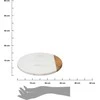 Secret De Gourmet GEOM HYGGE pasukamas padėklas, Ø 30 cm, marmurinis, baltas