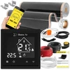Devi Rinkinys IR Sidabrinis 160W 12m²,szer.50cm +Libra Juodas (5904890244740)