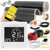 Devi Rinkinys IR Sidabrinis 160W 16m²,szer.100cm + Libra Baltas (5904890246522)