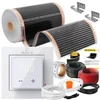 Devi Rinkinys IR Sidabrinis 160 W 16 m², plotis 50 cm + Aries LCD (5905910410985)