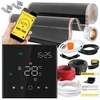 Devi IR rinkinys Sidabrinis 160 W 18 m², plotis 100 cm + Leo Juodas (5904890247192)