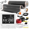 Devi Rinkinys IR Sidabrinis 160W 24m²,szer.100cm + Taurus Baltas (5904890246126)