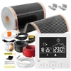 Devi IR Sidabrinis 160 W 24 m² rinkinys, plotis 50 cm + Taurus Baltas (5904890244115)