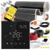 Devi Rinkinys IR Sidabrinis 160W 28m²,szer.100cm + Leo Juodas (5904890247246)