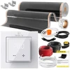 Devi Rinkinys IR Sidabrinis 160W 28m²,szer.100cm +Aries LCD (5905910410688)
