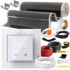 Devi Rinkinys IR Sidabrinis 160W 2m²,szer.100cm +Aries LCD (5905910410732)