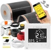 Devi Rinkinys IR Sidabrinis 160W 30m²,szer.50cm +Libra Baltas (5904890244603)