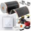 Devi Rinkinys IR Sidabrinis 160W 30m²,szer.50cm +Aries LCD (5905910410664)