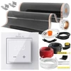 Devi Rinkinys IR Sidabrinis 160W 3,5m²,szer.100cm +Aries LCD (5905910410695)