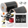 Devi Rinkinys IR Sidabrinis 160W 4m²,szer.50cm +Taurus Baltas (5904890243996)