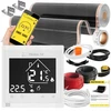 Devi Rinkinys IR Sidabrinis 160W 6m²,szer.100cm + Libra Baltas (5904890246461)