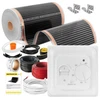 Devi Rinkinys IR Sidabrinis 160W 8m²,szer.50cm +Aries (5904890243811)