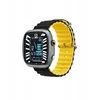 Devia apyrankė Deluxe Sport6 skirta Apple Watch 42mm/ 44mm/ 45mm/ 49mm juodos spalvos geltonos spalvos