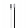Devia kabelis audio Ipure EC619 Lightning - jack 3,5 mm 1,0 m juodos spalvos