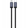 Devia kabelis Gracious EC645 PD USB-C - Lightning 1,0 m 27W 3A juodos spalvos