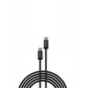 Devia kabelis Gracious EC646 PD USB-C - USB-C 1,0 m 60W 3A juodos spalvos