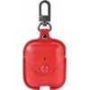 Devia Devia Lux Series Eco Leather Look Magnetic Carabiner dėklas Apple AirPods 1st Generation