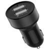 Devia Smart Series Premium automobilinis įkroviklis 2 x USB 2.4A + Micro USB laidas 1m Juodas
