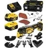 Daugiafunkcinis įrankis DeWalt DCS356P2-QW; 18 V, 2 x 5,0 Ah