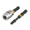 DEWALT POVEIKIO PATARIMAS. T25x50 /2 vnt. + YPATINGA POVEIKIO TORSIJOS MAGNETINĖ RANKENA