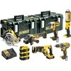 Įrankių rinkinys DeWalt DCK623P3-QW (DCG405 + DCS367 + DCS570 + DCF887 + DCD796 + DCL050); 18 V; 3x5,0 Ah akum.