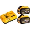 Priedų rinkinys DeWALT DCB118; 18 V; 2x9,0 Ah + pakrovėjas DCB547