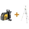 Kryžminis lazerinis nivelyras DeWalt DW088KTRI-XJ + stovas