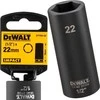 Dewalt nasadka 22mm 1/2c smūgio lizdas gylio