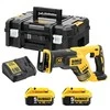 Akumuliatorinis tiesinis pjūklas DeWalt DCS367P2-QW; 18 V; 2x5,0 Ah akum.