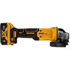 Kampinis šlifuoklis DeWalt DCG407M2T-QW; 125 mm; 18 V; 2x4,0 Ah akum.