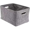 Domoletti STORAGE BOX DOMOLETTI 26X36X20CM GRAY