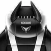 Diablo Chairs X-Horn galvos atrama, juoda ir balta