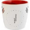 Diablo Puodelis Diablo Chairs balta ir-raudona