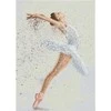 DIAMOND DOTZ Deimantinis siuvinėjimas Diamond Dotz Deimantinė mozaika Balerina Padovanok viską 45x59.5cm DQ10015