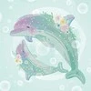 Diamond Dotz Deimantinė mozaika Dolphin dance, 28X28 cm