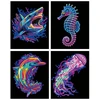 DIAMOND DOTZ SUAUGUSIEMS SU NEON SEA LIFE