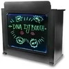 DNA Professional DJ BOOTH BK - DJ pultas su apšviečiama RGB LED panele (juodas)