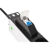 Digitus Digit 1U aliuminio maitinimo blokas, montuojamas į stelažą, 7 apsauginiai lizdai 16A, 4000W, 250VAC 50/60Hz, 1 automatinis jungiklis