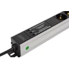 DIGITUS Steckdosenleiste 9-fach 19 Alu. 1HE 2m juodas
