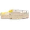 Digitus DIGIT Wtyk modularny RJ45 kat.6A, PoE++, 10GbE, ekranowany, metalowy, beznarzędziowy, AWG 27-22,linka/drut