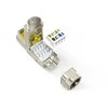 Digitus DIGIT Wtyk modularny RJ45 kat.6A, PoE++, 10GbE, ekranowany, metalowy, beznarzędziowy, AWG 27-22,linka/drut