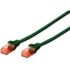 Digitus 15m Cat6 U/UTP kabelis sieciowy Žalias U/UTP (UTP)