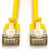 Digitus CAT 6A Ea klasės, F/FTP, susuktas jungiamasis kabelis, Cu, LSZH, AWG 32/7, ilgis: 5 m, geltonas