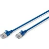 Digitus CAT 6A F-FTP Slim Komutacinis kabelis, 0.5 m | DK-1632-A-005S-B | Mėlyna