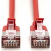 Digitus CAT 6A klasa Ea, F/FTP, skrętka patch, Cu, LSZH, AWG 32/7, ilgis: 2 m, raudona